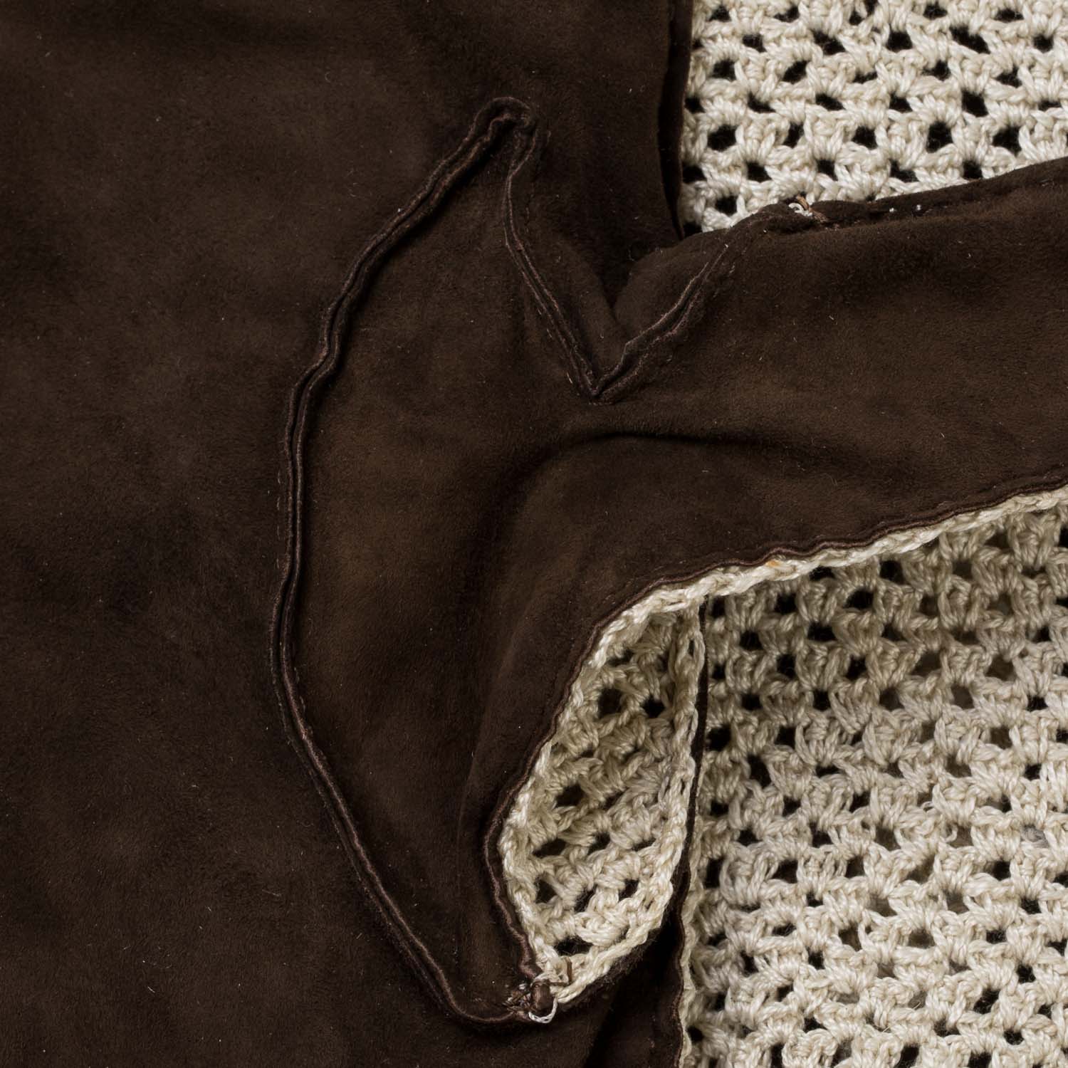 Gloves "Karlsbad" made of Leather and Wool - hand-sewn